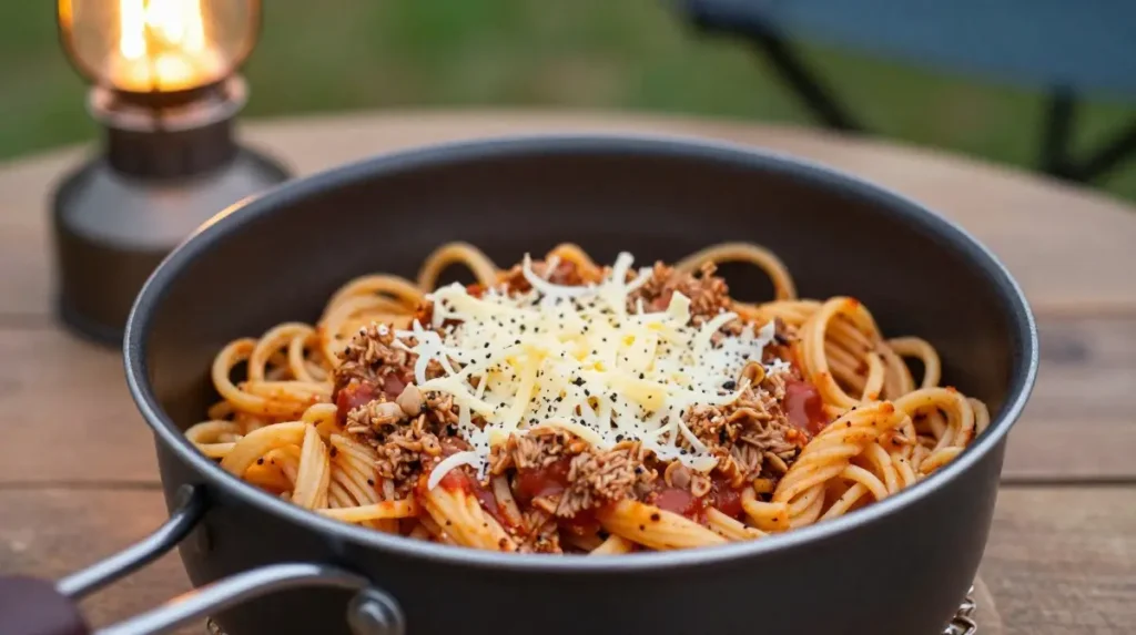 One Pot Camping Pasta