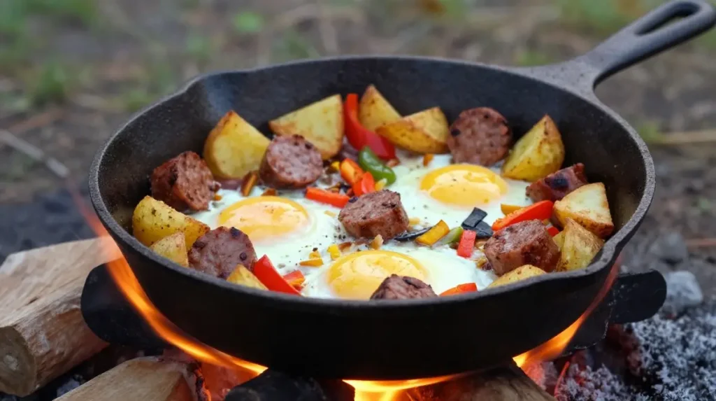 One Pot Camping Potato Hash