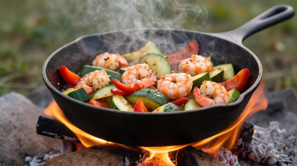 One Pot Camping Stir Fry