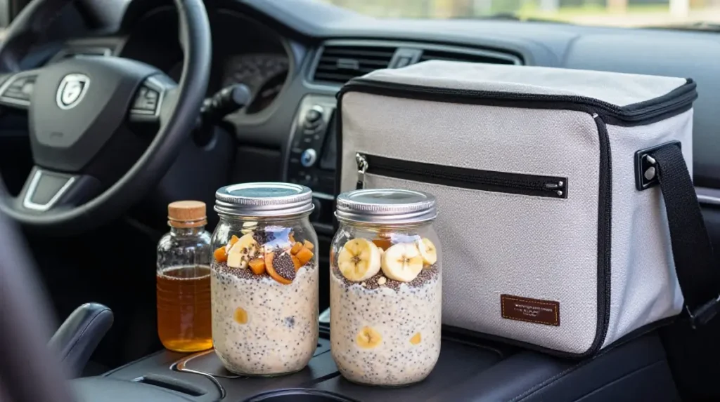 Overnight Oats for a Road Trip Breakfast