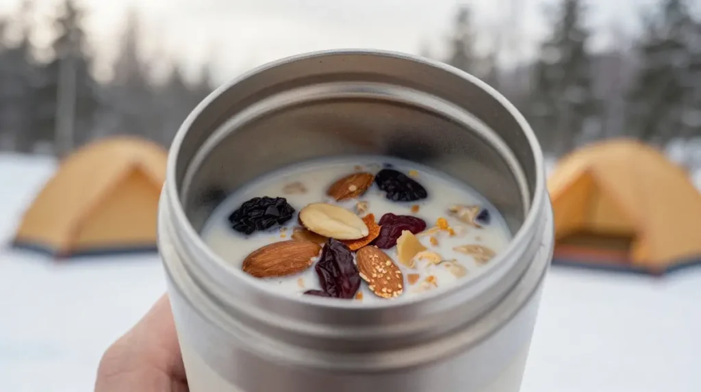 Overnight Oats in an Insulated Container