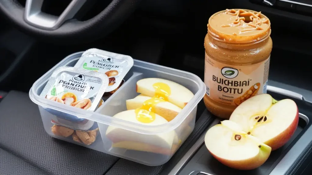 Peanut Butter Packets and Apple Slices