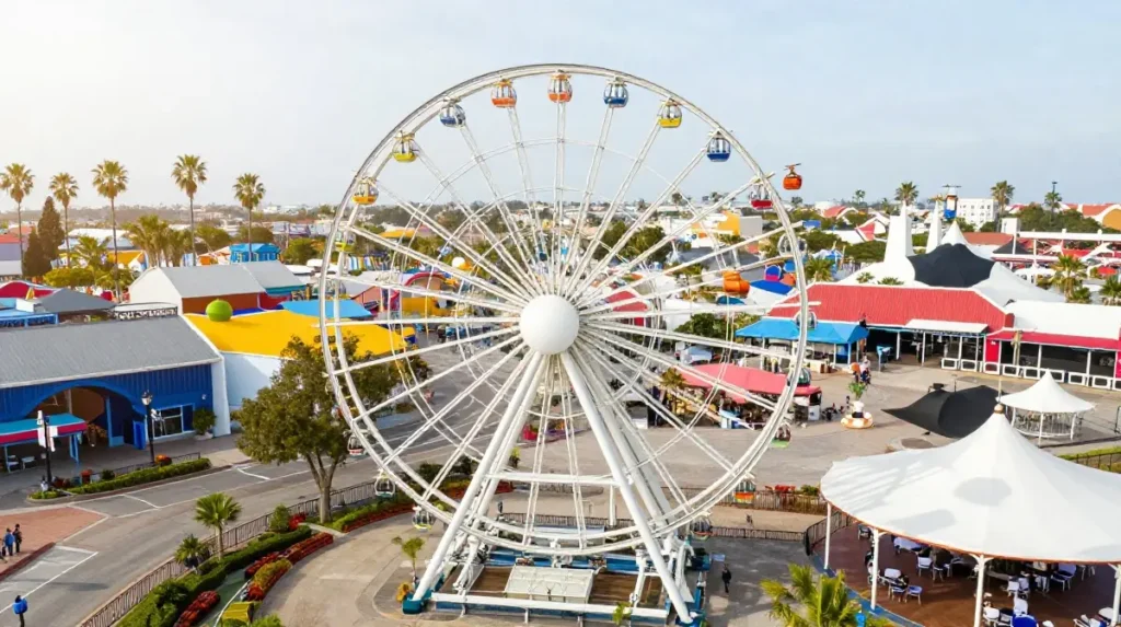 Pixar Pier Ferris Wheel Gondola Shot