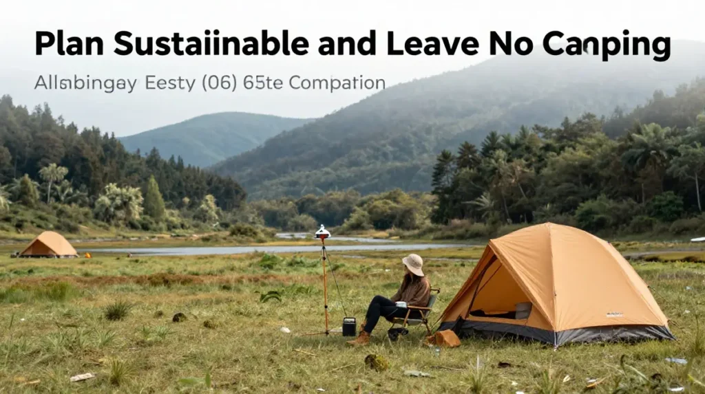 Plan Sustainable and Leave No Trace Camping
