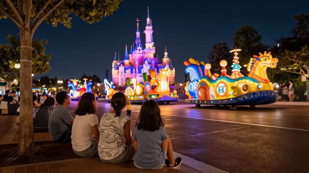 Position Your Family for the Paint the Night Parade