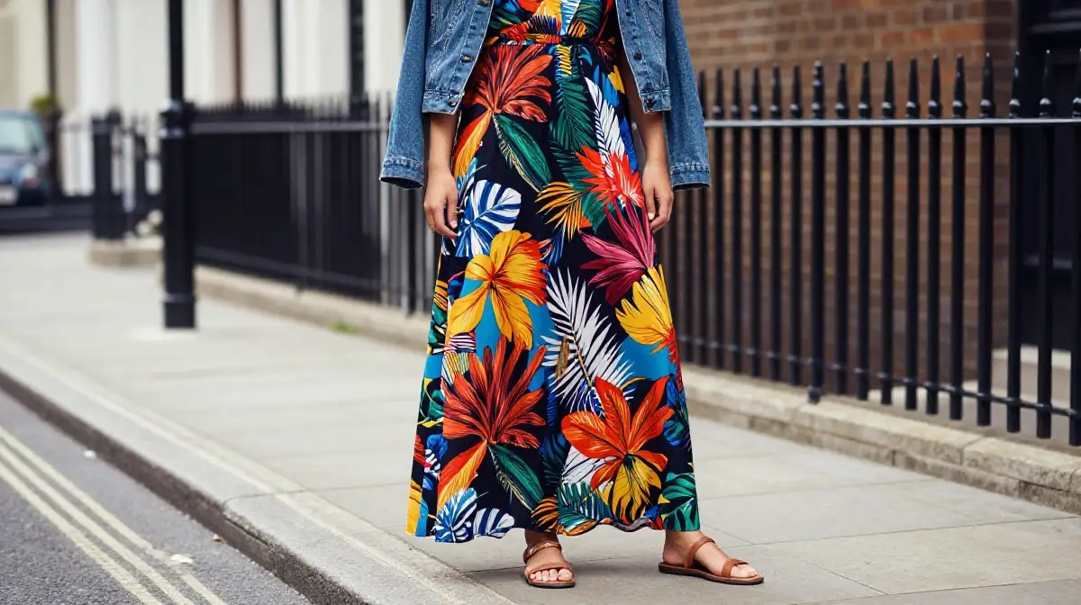 Printed Maxi Dress