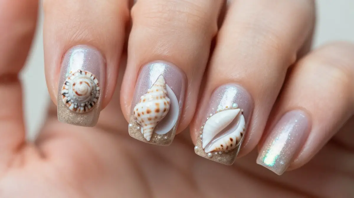 Seashell Nail Art