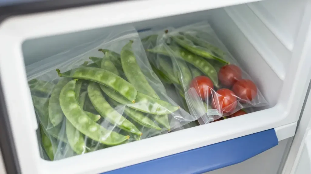 Snap Peas and Fresh Vegetables for Refreshing Snacking