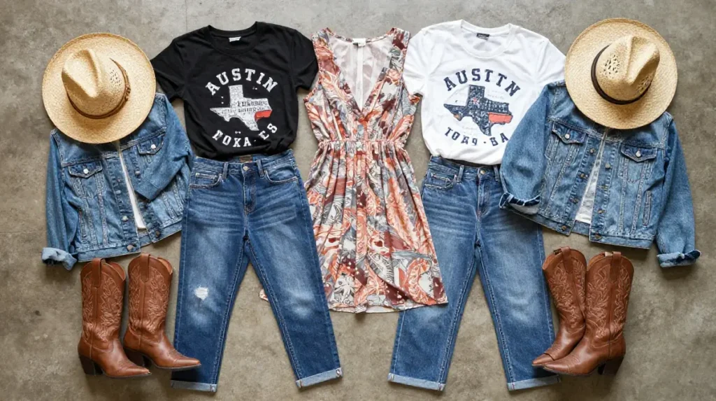 The Austin Texas Capsule Wardrobe for 5 Days