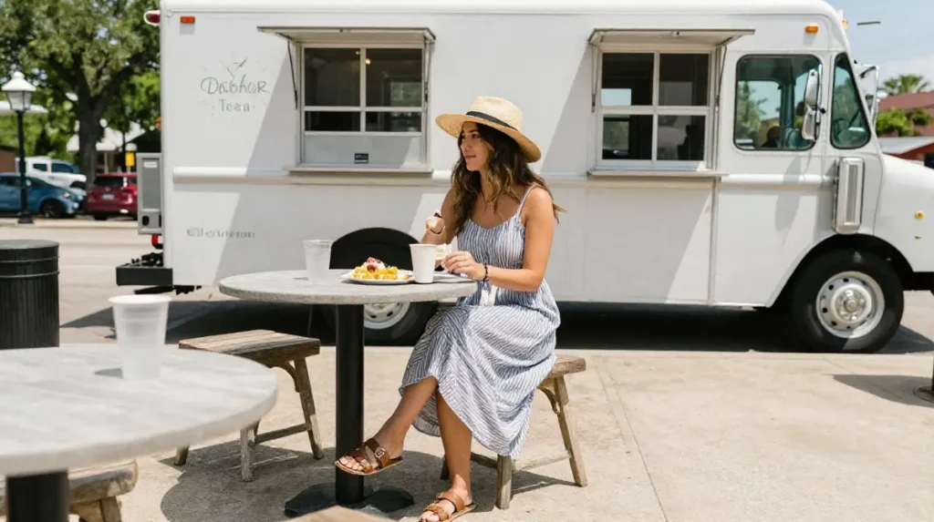 The Austin Texas Patio and Food Truck Outfit