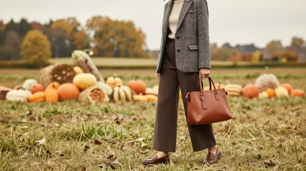 The Blazer and Wide Leg Jean Outfit