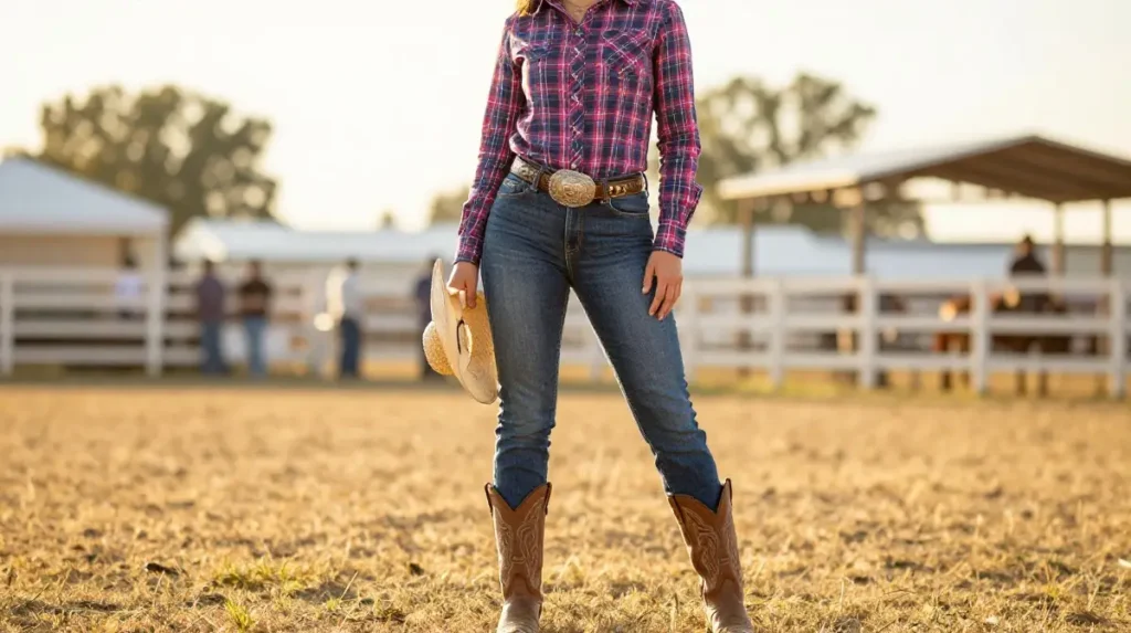 The Classic Cowgirl County Fair Outfit