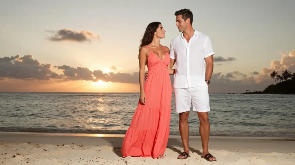 The Couples Matching Outfit for Resort Photos