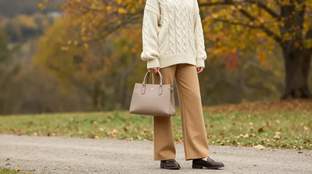 The Oversized Sweater and Wide Leg Trouser Look