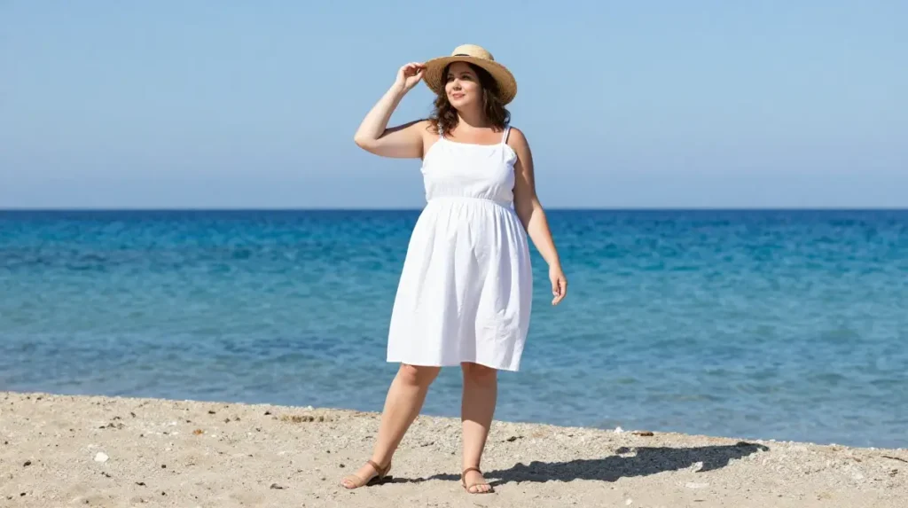 The Plus Size Sundress for Crete Day Trips