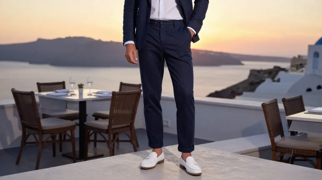 The Smart Casual Evening Look for Rooftop Dining