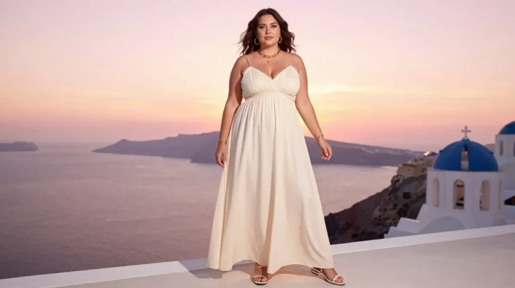 The Sunset Outfit for Oia Santorini