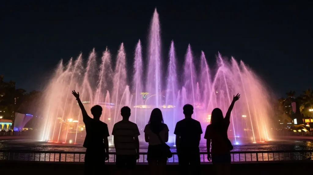 The Sunset Silhouette at World of Color or Fantasmic