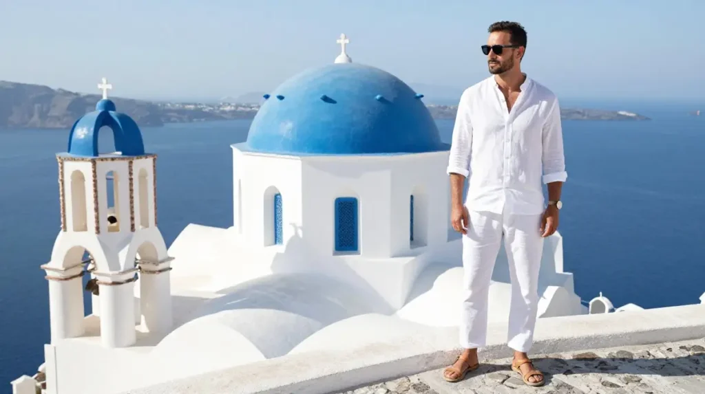The White Linen Outfit for Santorini
