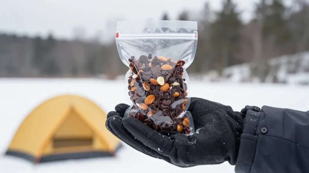 Trail Mix With Dark Chocolate and Jerky
