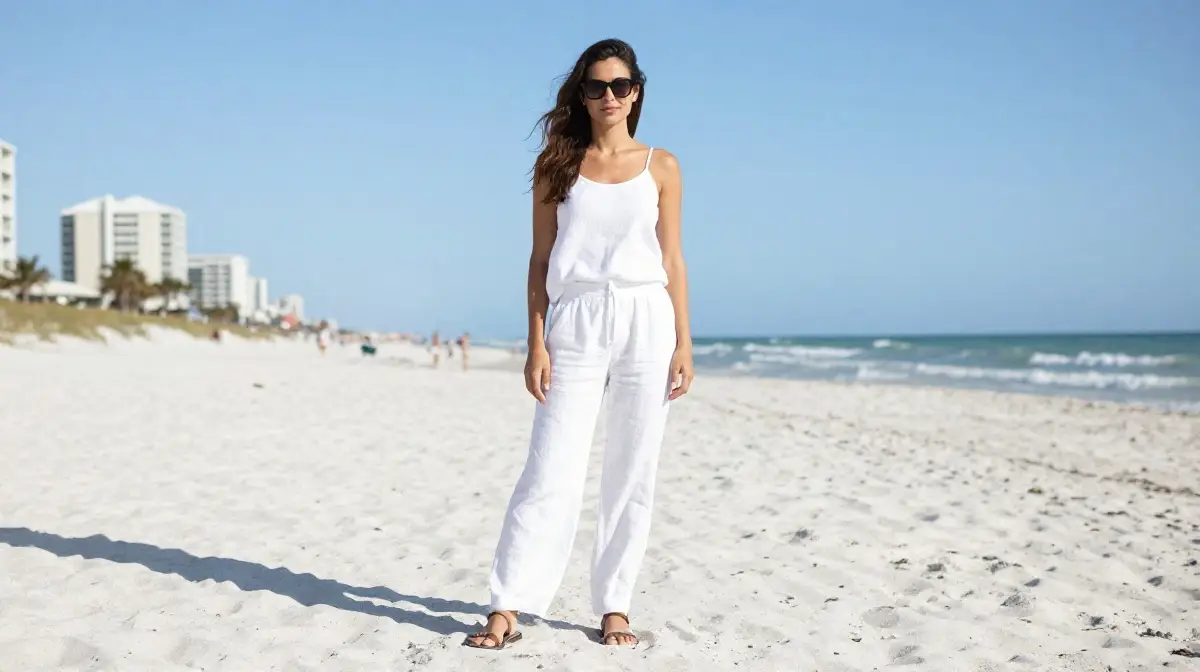 White Outfit for Florida Sun