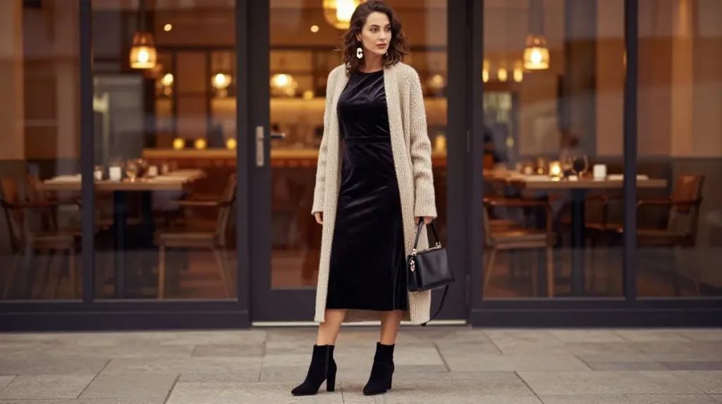 Winter Travel Dinner Outfit