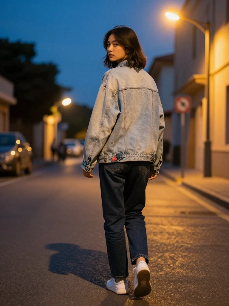 Denim on Denim Done in a Way That Actually Looks Intentional
