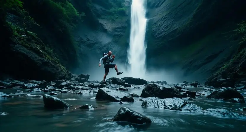 Waterfall and River Crossings — The Action Shots Everyone Wants