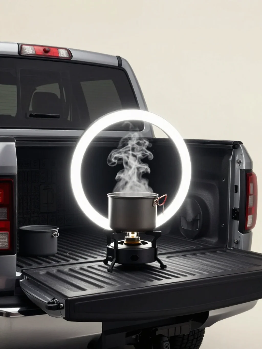 Daring Tailgate Placements Weaponize Vehicle Space to Mirror Screen Shifts