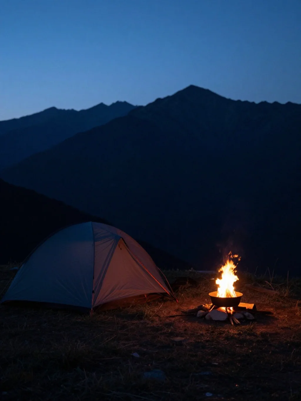 Architectural Fire Pits Pierce Dense Dawn Canopies to Heat Cast Iron