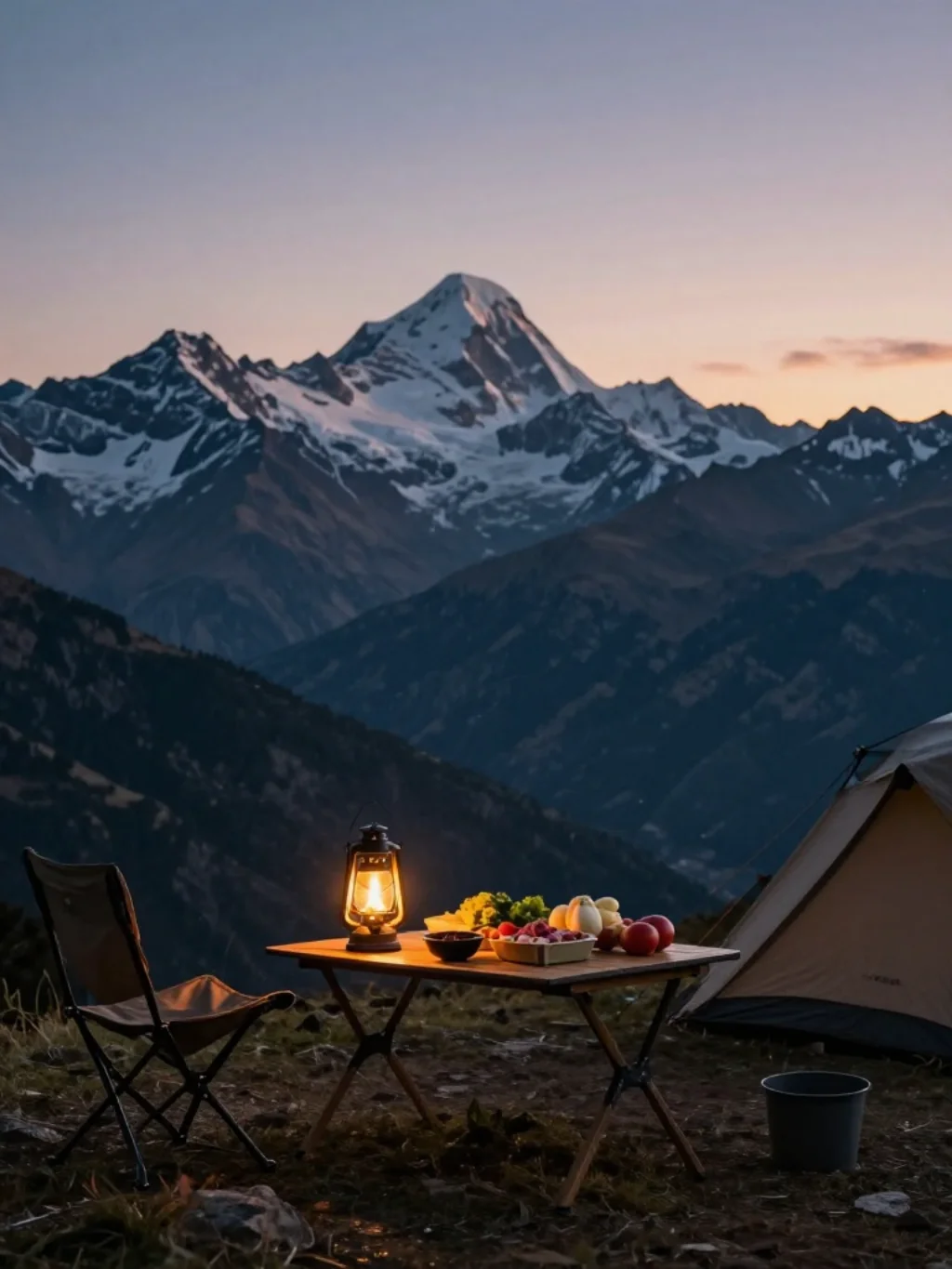 Charting Twilight Transition Aromas in Elevated Mountain Campsites