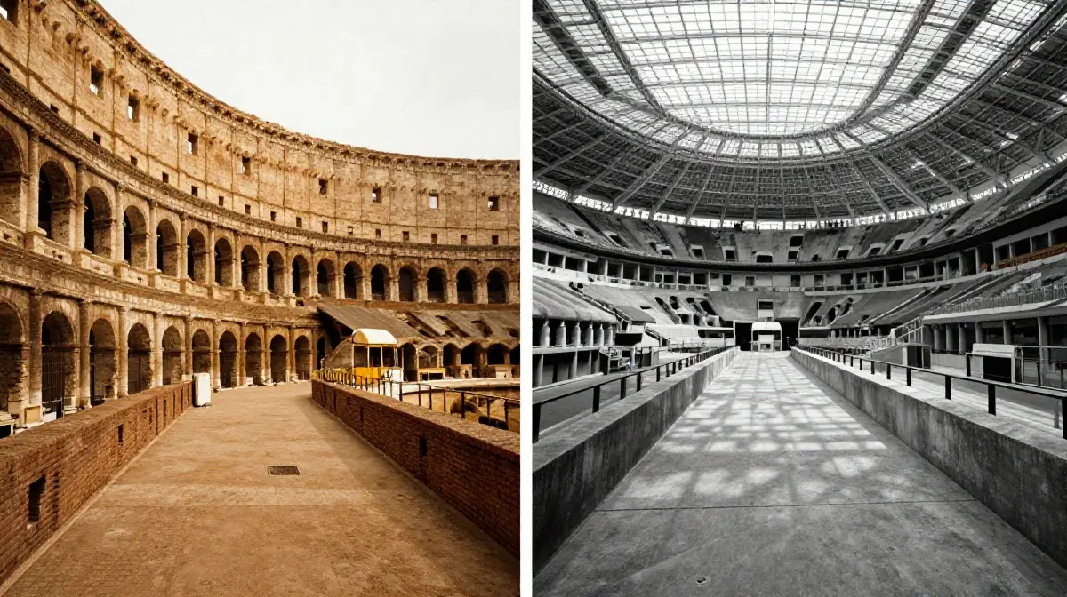 How the Flavian Amphitheatre Became the Blueprint for Every Modern Stadium