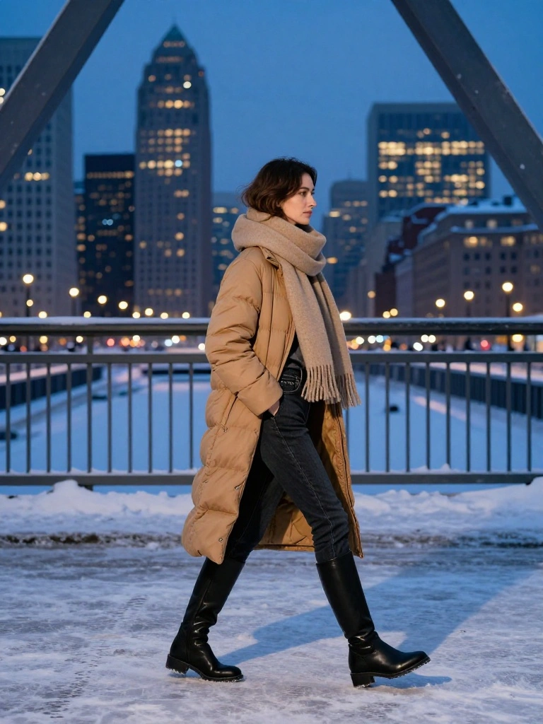 Winter Outfit Survival — Puffer Jackets Styled Beyond the Basic and Boring