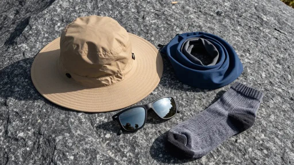 The Hat Sunglasses and Accessory Formula That Completes Any Mountain Look