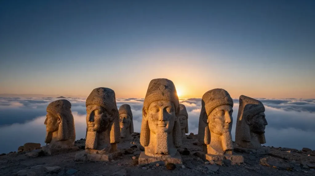 Mount Nemrut and the Stone Heads That Sit Alone Above the Clouds