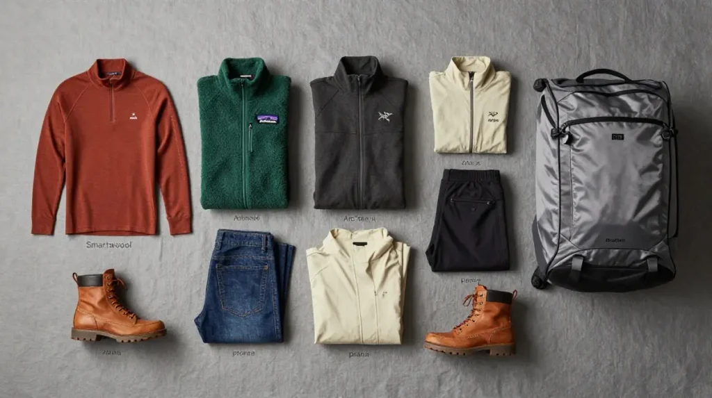 Packing a Fall Mountain Capsule Wardrobe in One Carry-On Bag