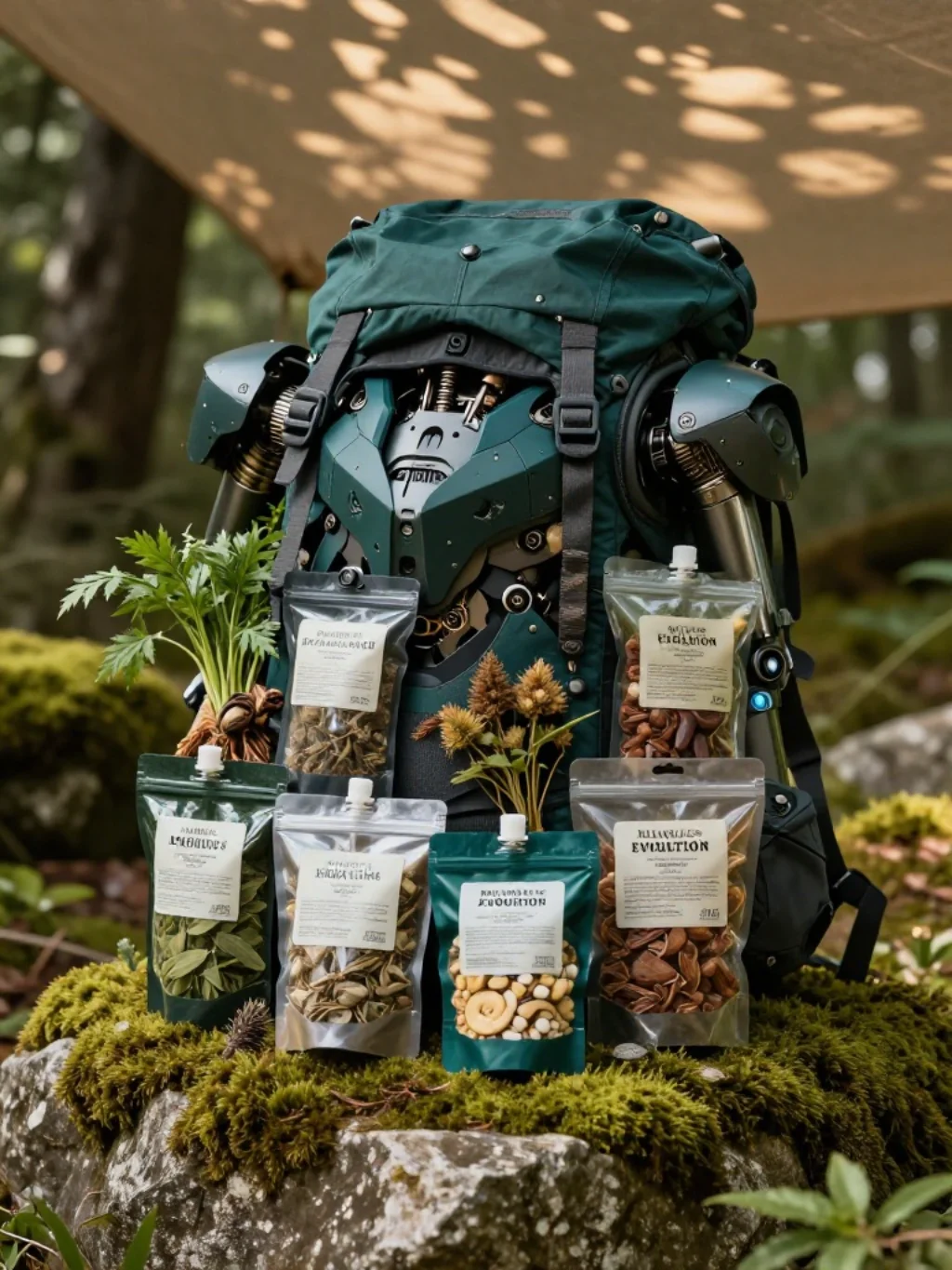 The Relentless Evolution of Esoteric Mecha Nature Backpacking Provisions