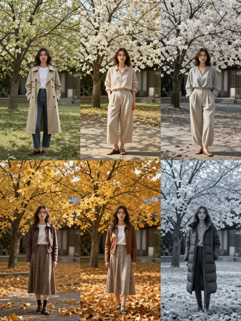Seasonal Dressing Made Effortless Across Spring Summer Autumn and Winter