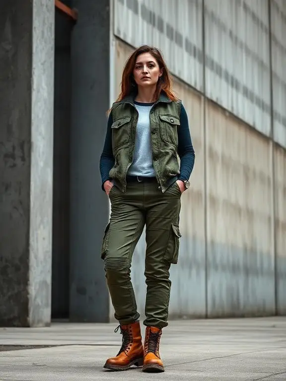 Utility Vests and Workwear Pieces Borrowed From the Boys Done Right
