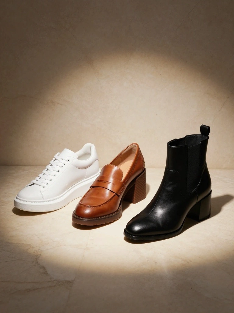 Platform Sneakers Loafers and Boots — the Three Shoes That Style Everything