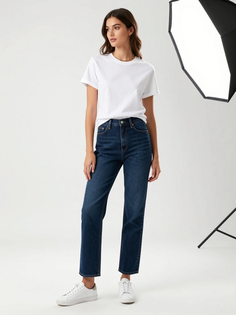 Simple Casual Outfits Built Around the White Tee You Already Own