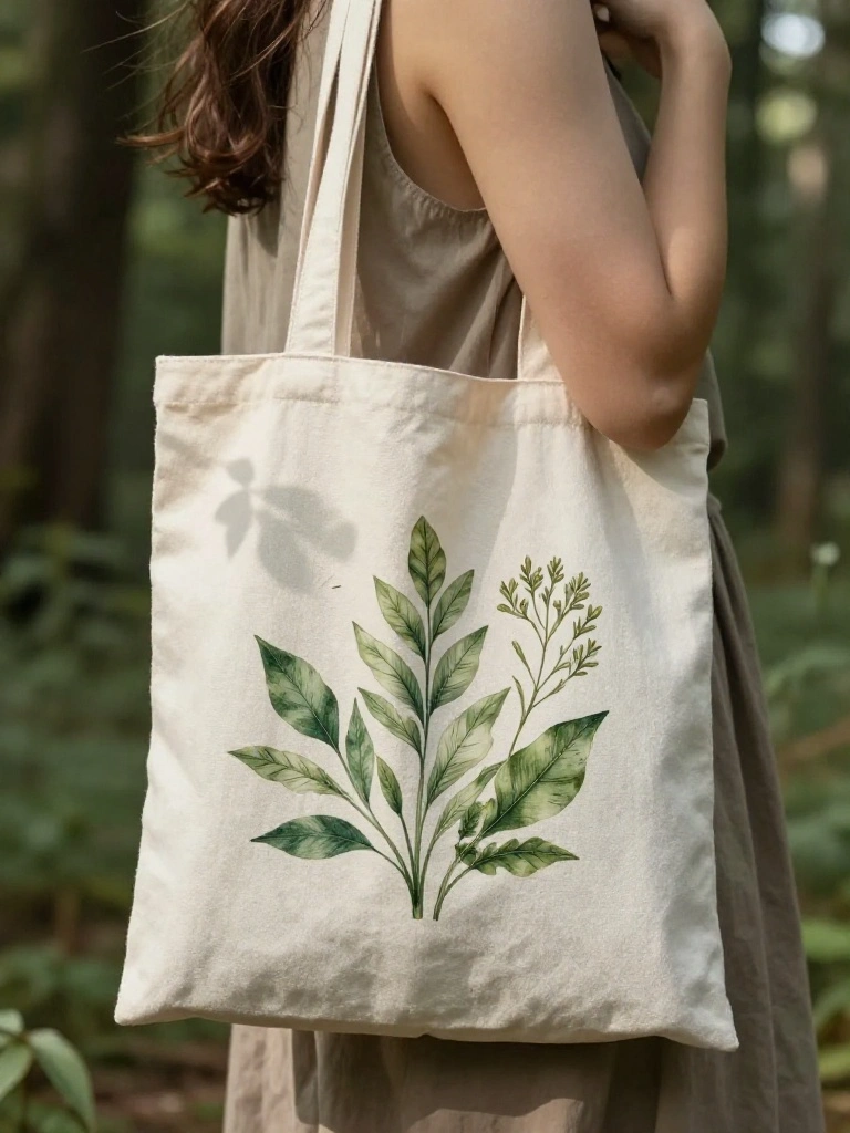 Crafting an Authentic Visual Identity Through Simple Canvas Totes