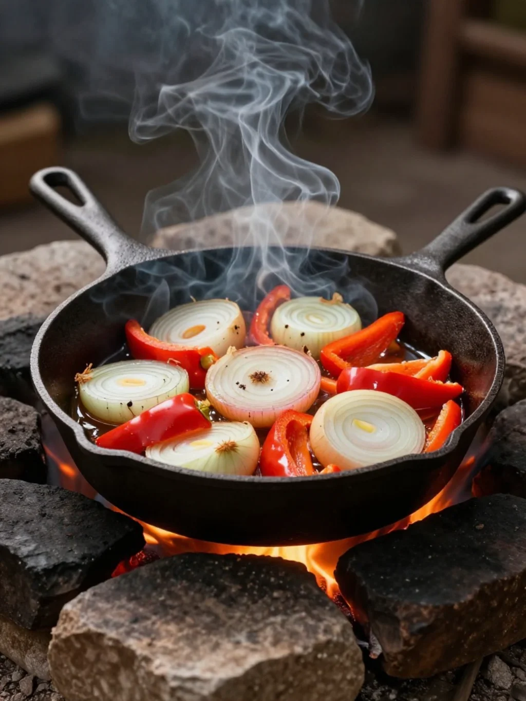 Trapping Rich Timber Smoke Inside Pre Chopped Onion Sizzles Tonight