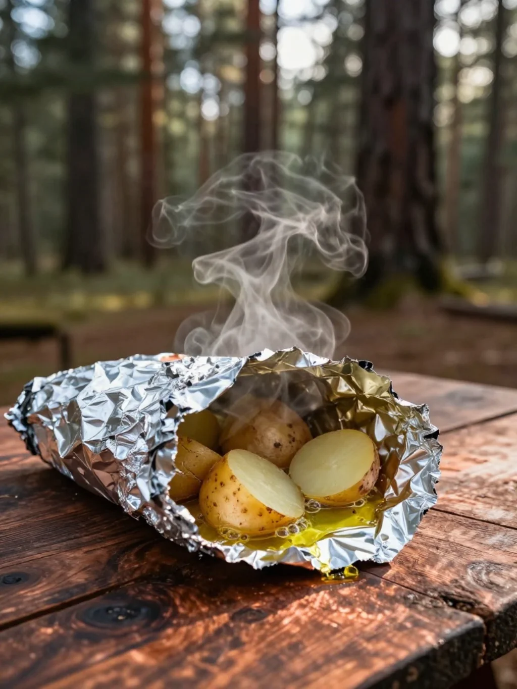 Trapping Rich Timber Vapor Inside Golden Vegetable Sizzles Tonight