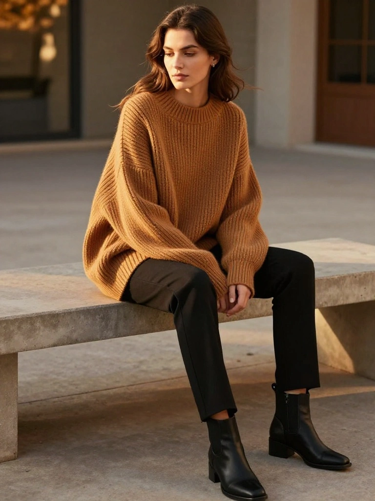 The Oversized Sweater Styling Secret That Justifies Owning Fifteen of Them