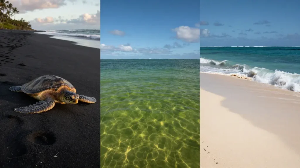 Black Sand, Green Sand, and White Sand — The Beaches That Defy Expectation