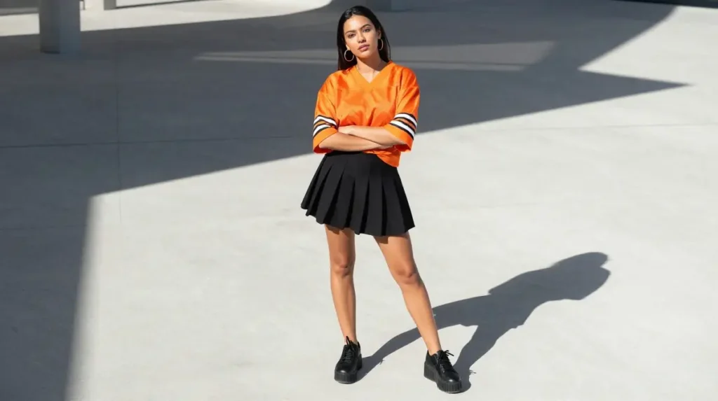 Skirts and Football Jerseys — the Feminine Twist That Changes Everything