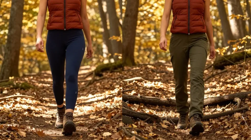 Trail Leggings Versus Hiking Pants — the Debate Fall Finally Settles