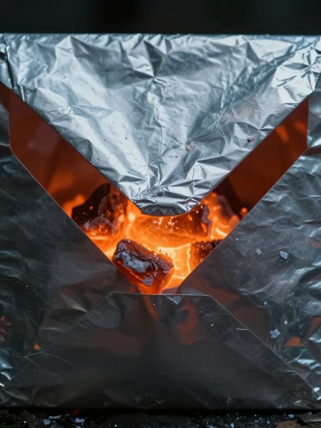 Terracotta Shaded Embers Cradle Thick Aluminum Envelopes Beautifully