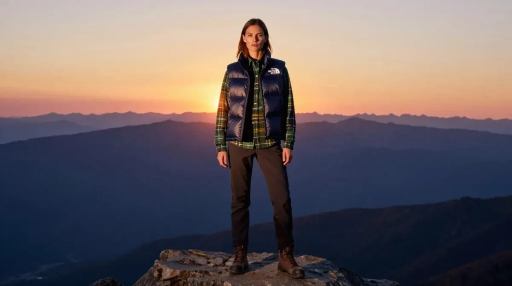 The Puffer Vest Moment Every Fall Mountain Trip Deserves to Have